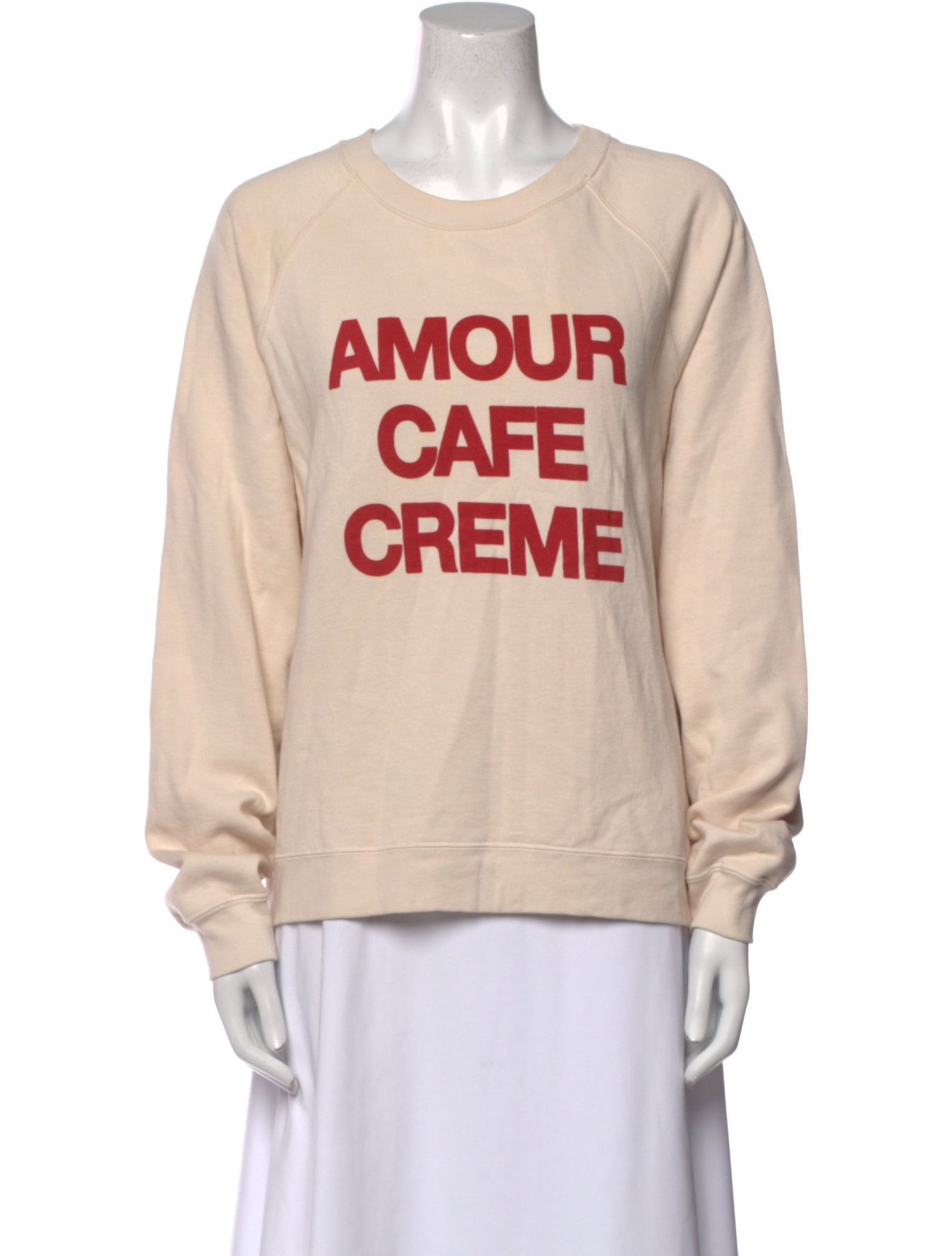 Sézane Graphic Print Crew Neck Sweatshirt