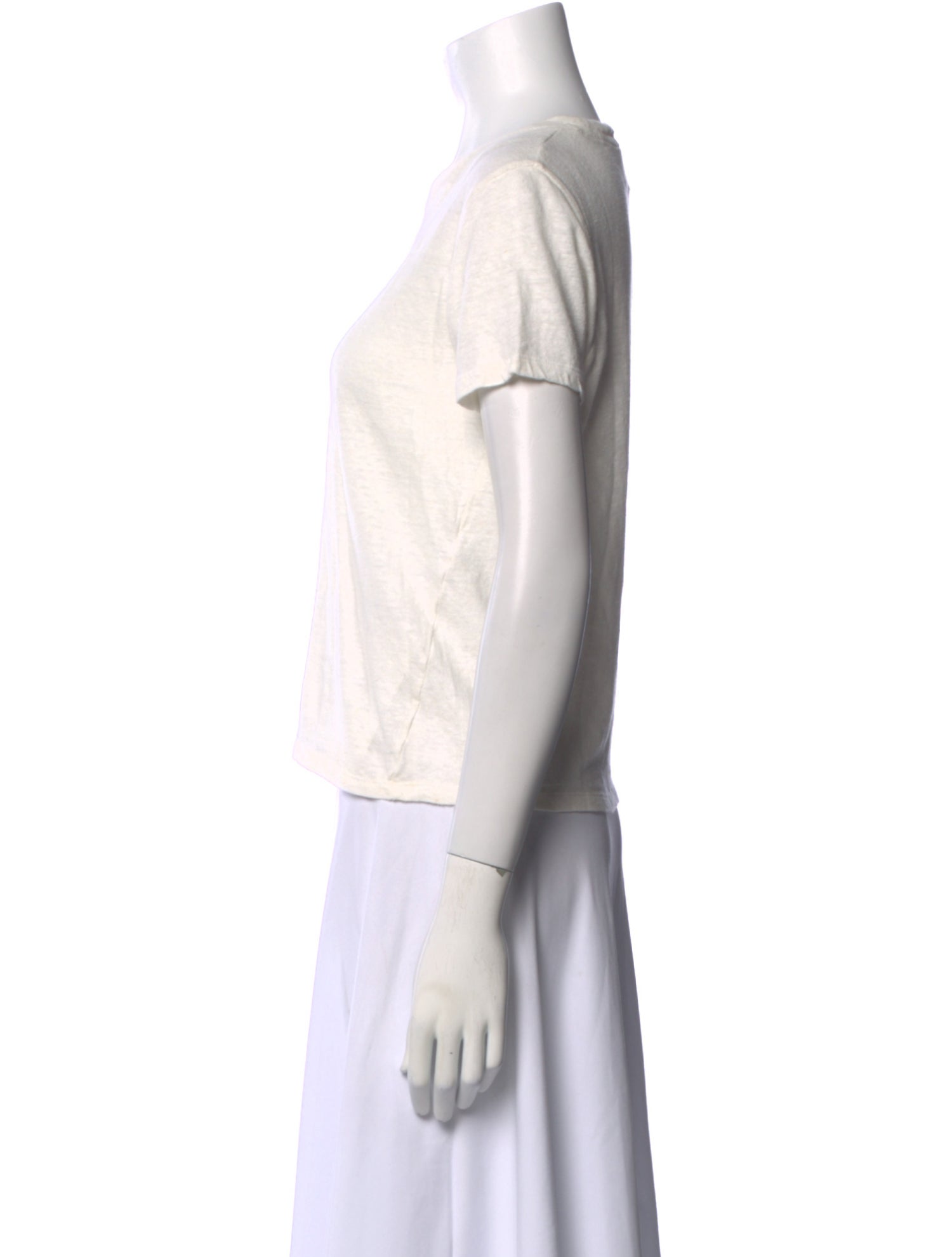 Sézane Crew Neck Short Sleeve T-Shirt