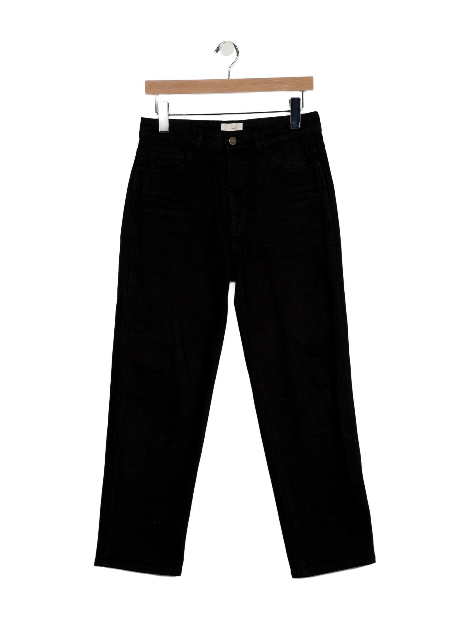 Sézane High-Rise Straight Leg Jeans