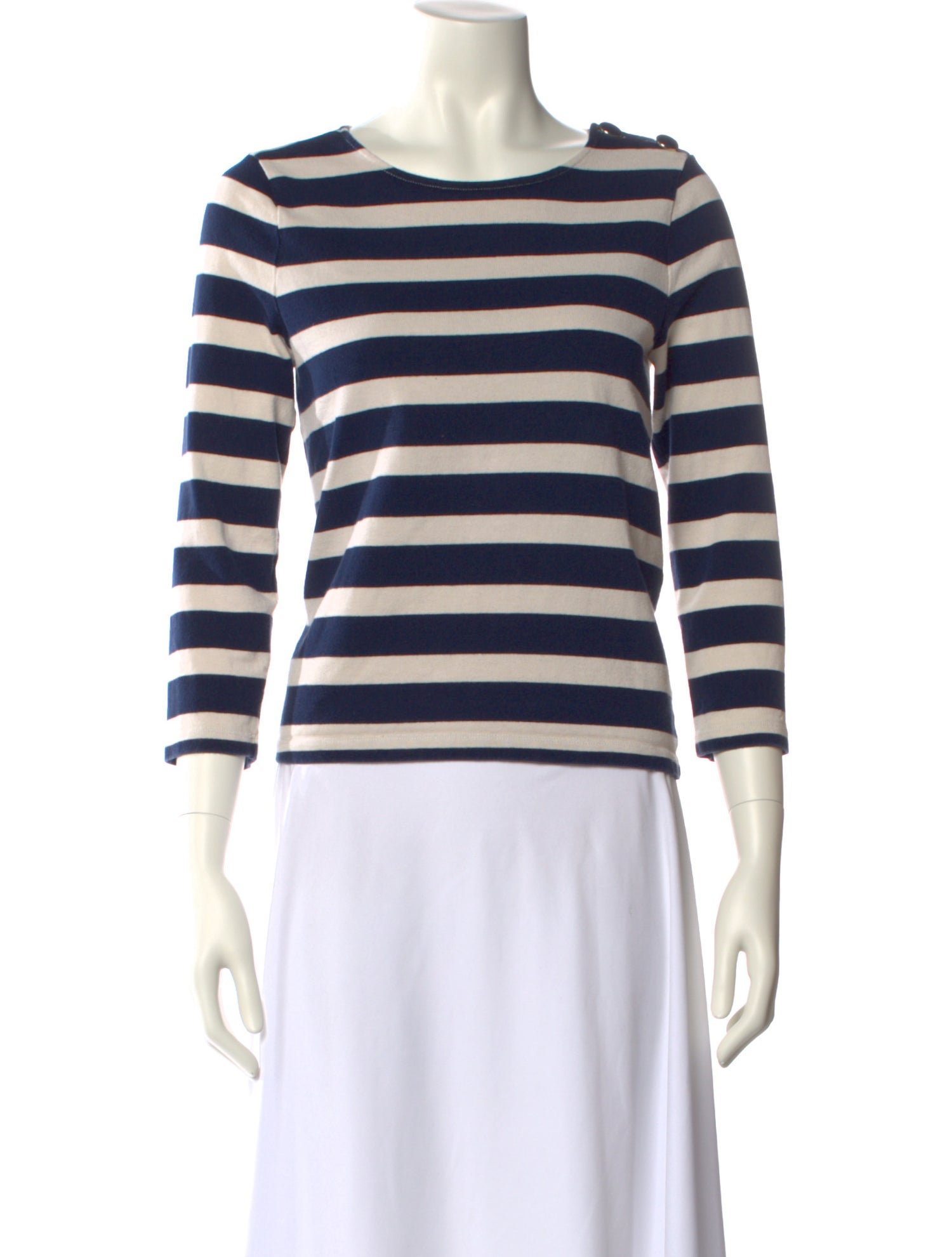 Striped Crew Neck Top