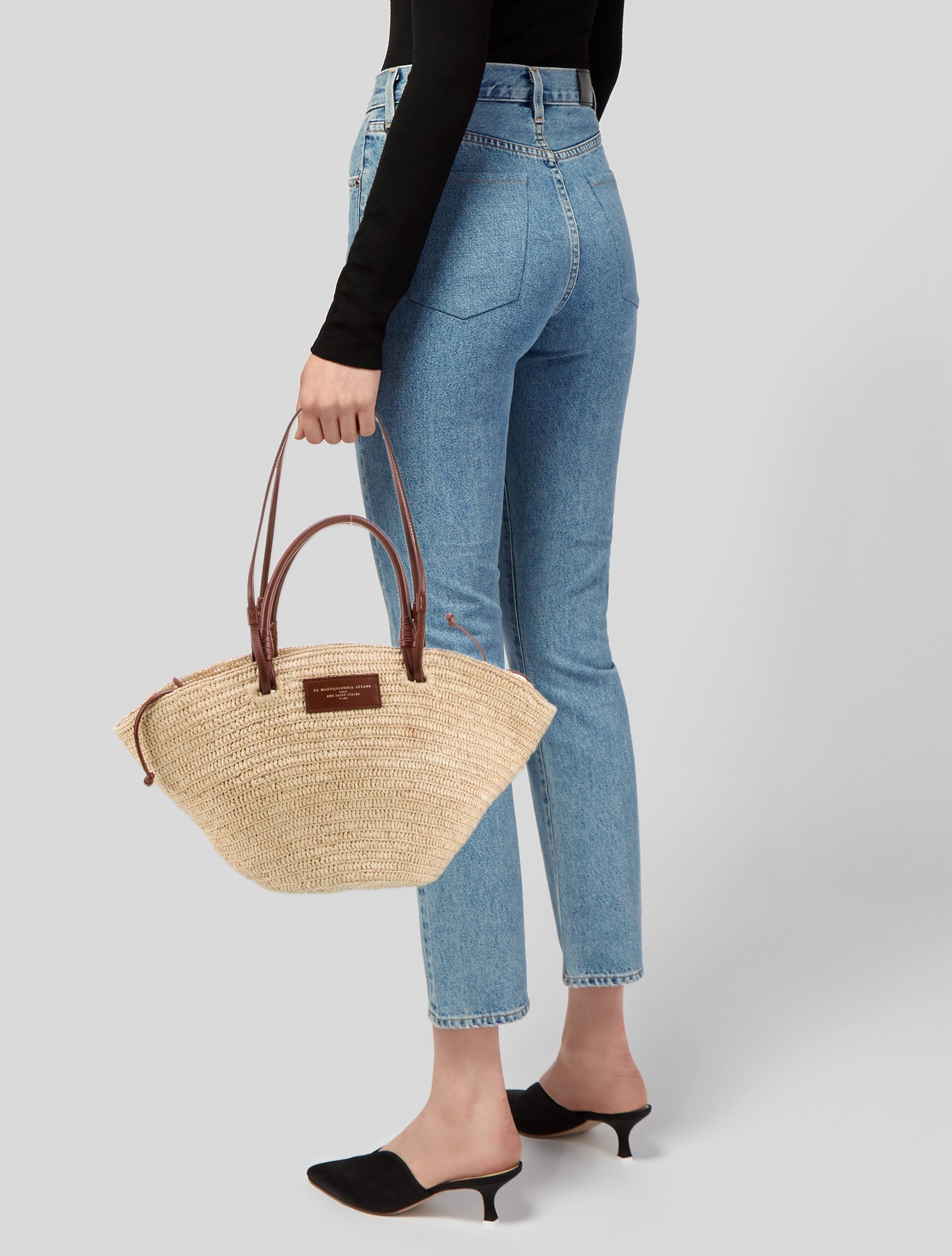 Sézane Straw Tote
