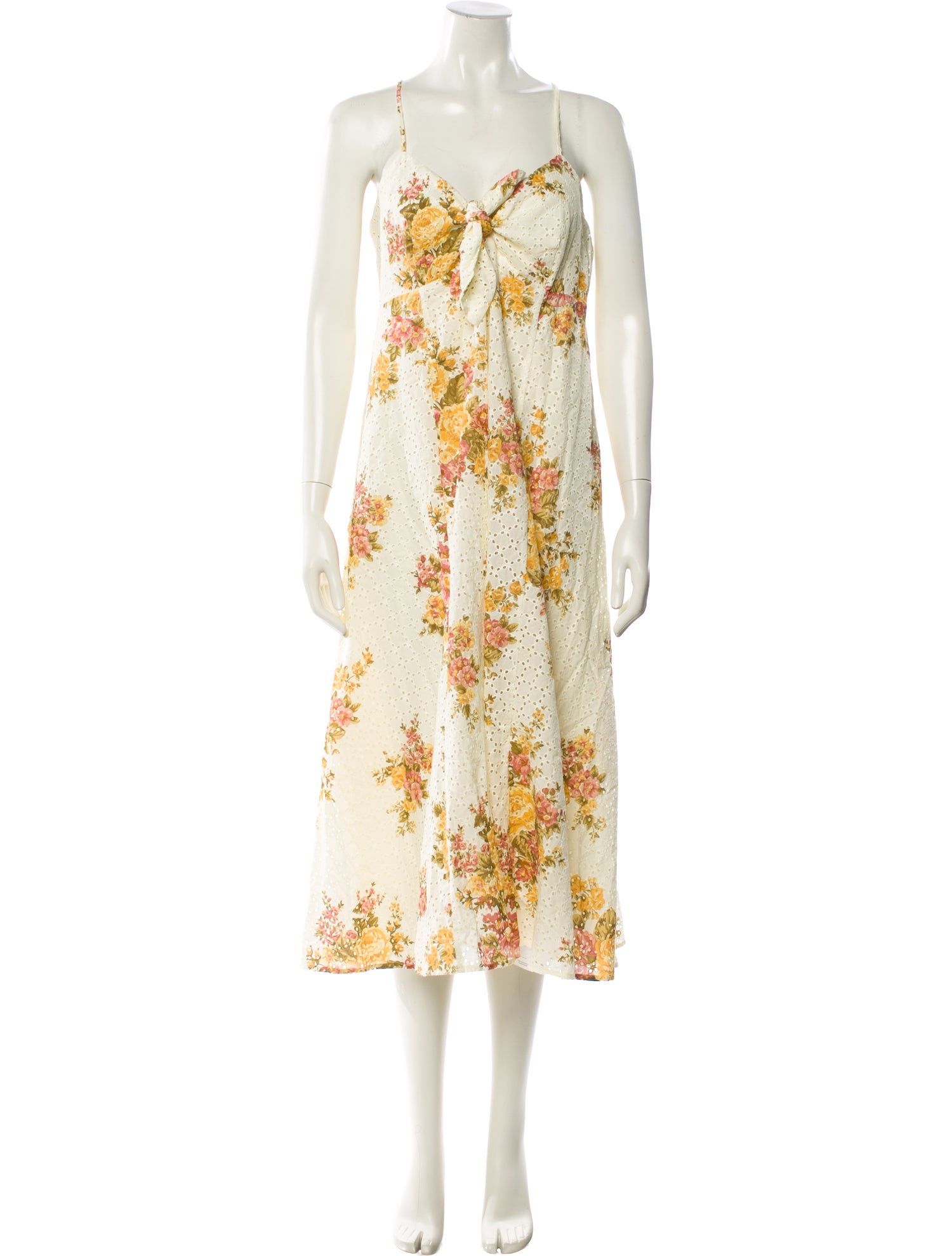 Sézane Floral Print Long Dress