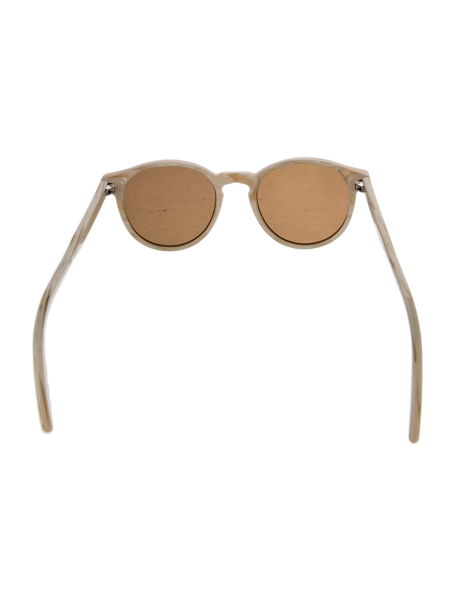 Sézane Round Mirrored Sunglasses