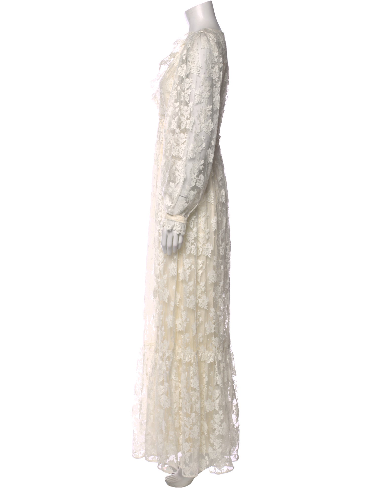 Sézane Printed Long Dress w/ Tags