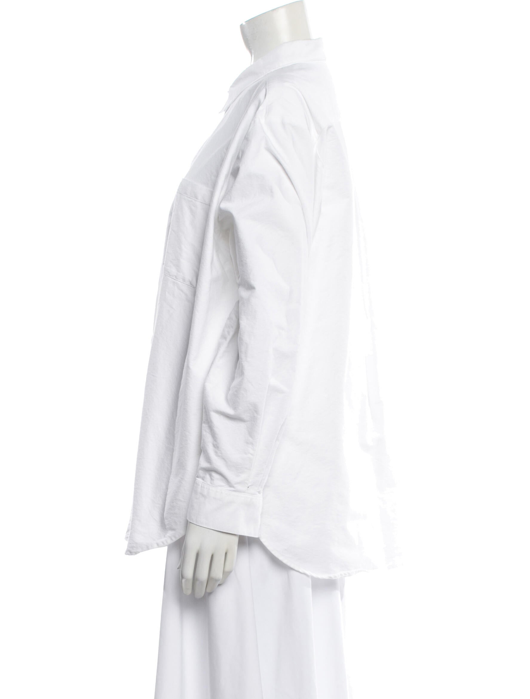 Sézane Long Sleeve Button-Up Top