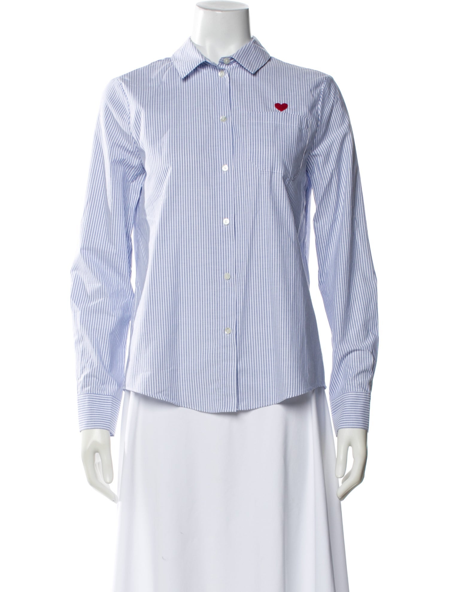 Sézane Striped Long Sleeve Button-Up Top w/ Tags