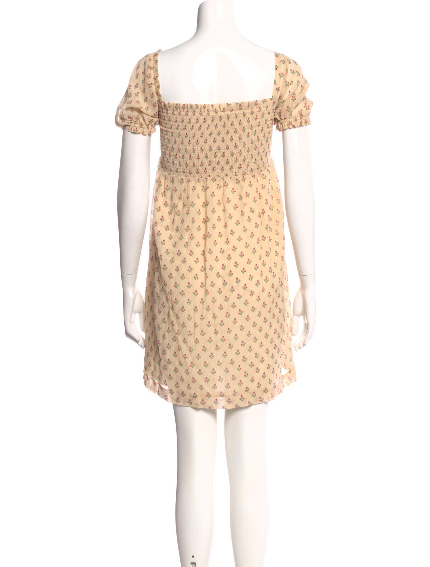 Sézane Floral Print Mini Dress