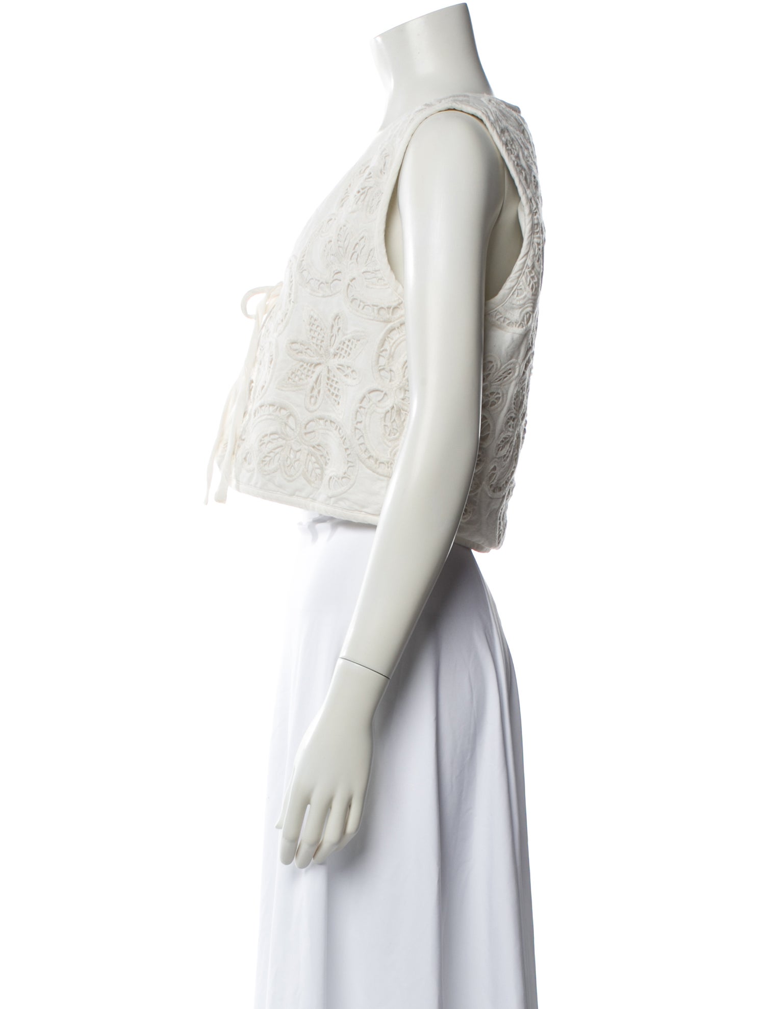 Sézane V-Neck Sleeveless Top