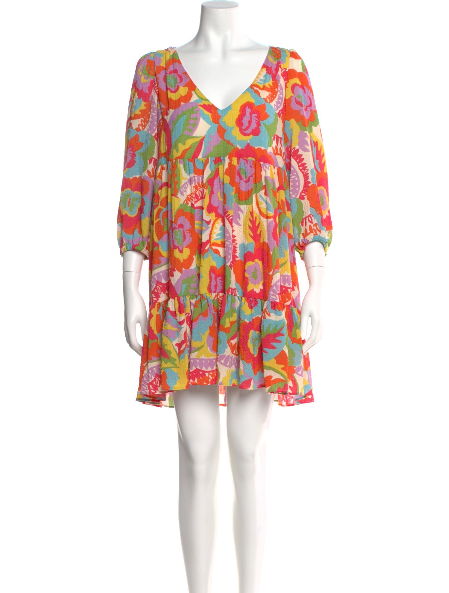 Sézane Printed Mini Dress