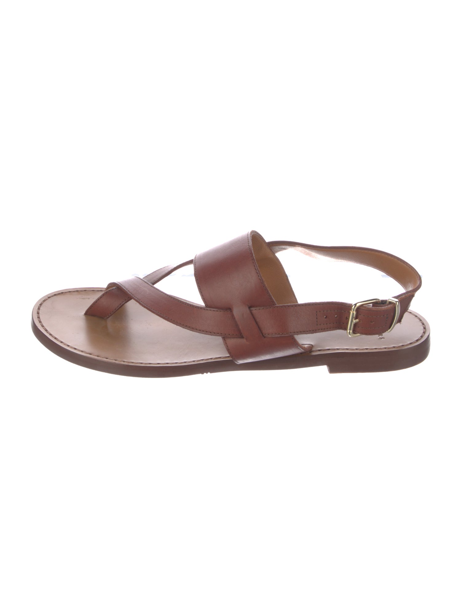 Sézane Leather Slingback Sandals