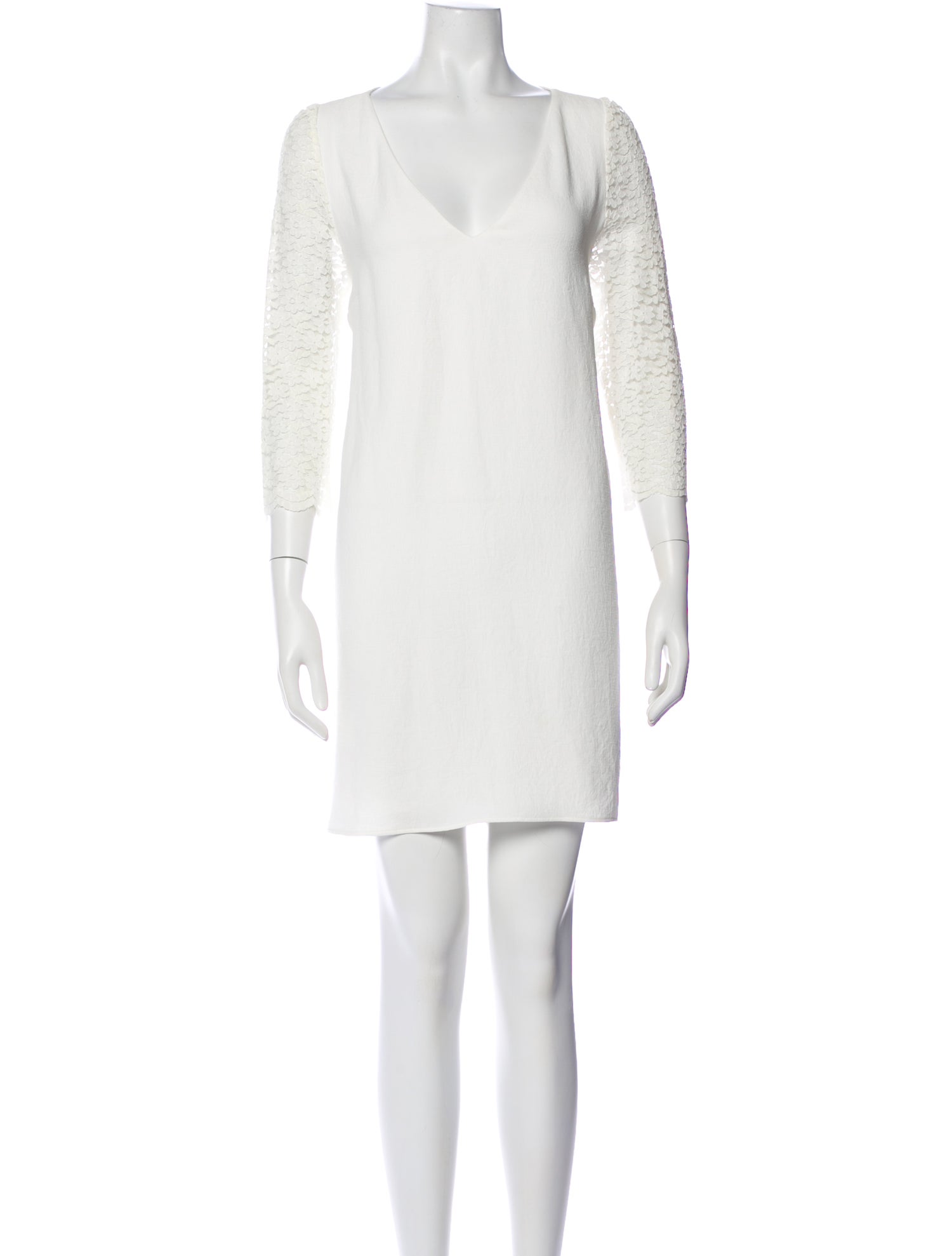 sezane white mini dress Charlie Dress - Ivory