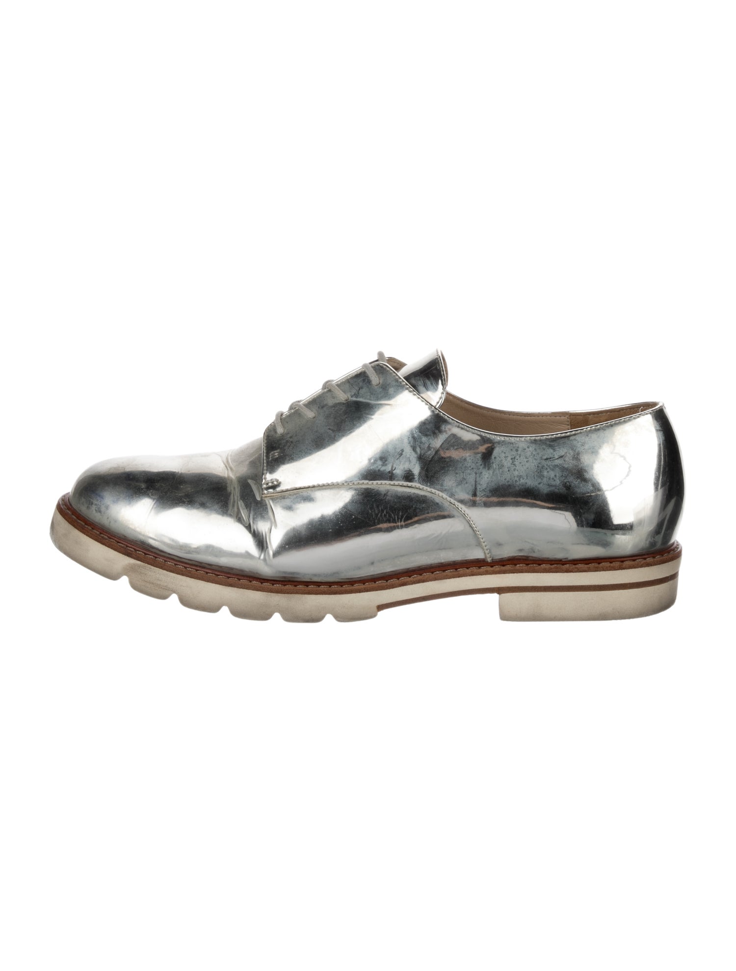 Sézane Leather Derby Shoes