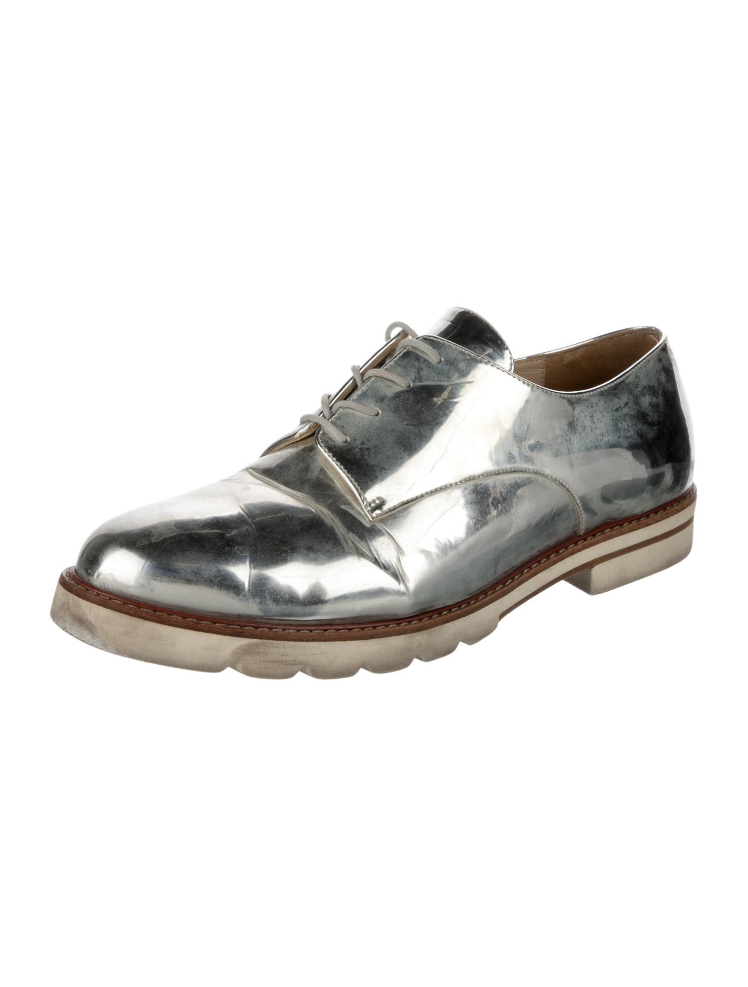 Sézane Leather Derby Shoes