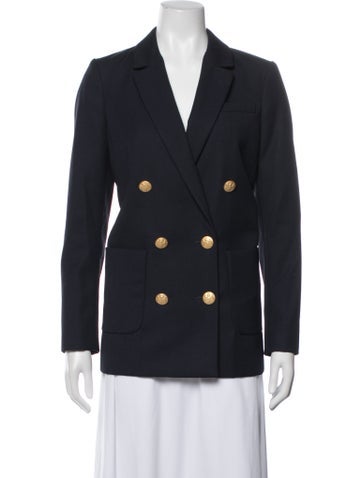 Pre-owned Sézane Blazer In Blue