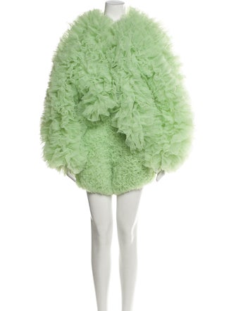 Selezza Ruffle Embellishment Short Set