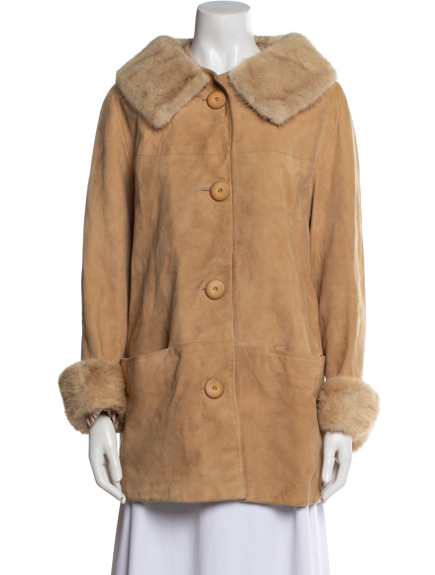 Sakowitz Furs Leather Coat