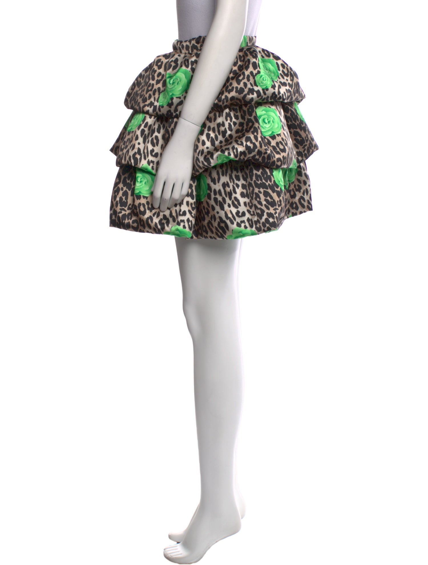 Caroline Bosmans Animal Print Mini Skirt