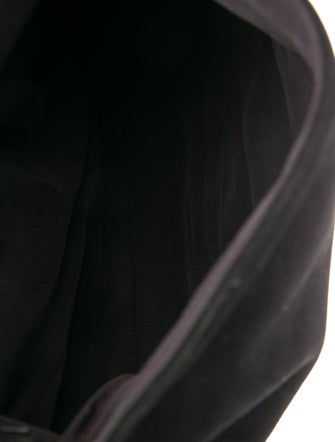 Sharif Suede Flap Shoulder Bag