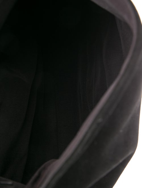 Sharif Suede Flap Shoulder Bag