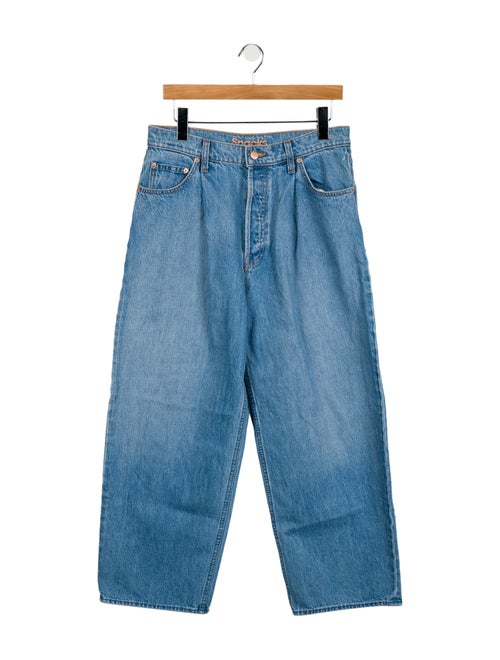 SNACKS! from Mother High-Rise Wide Leg Jeans