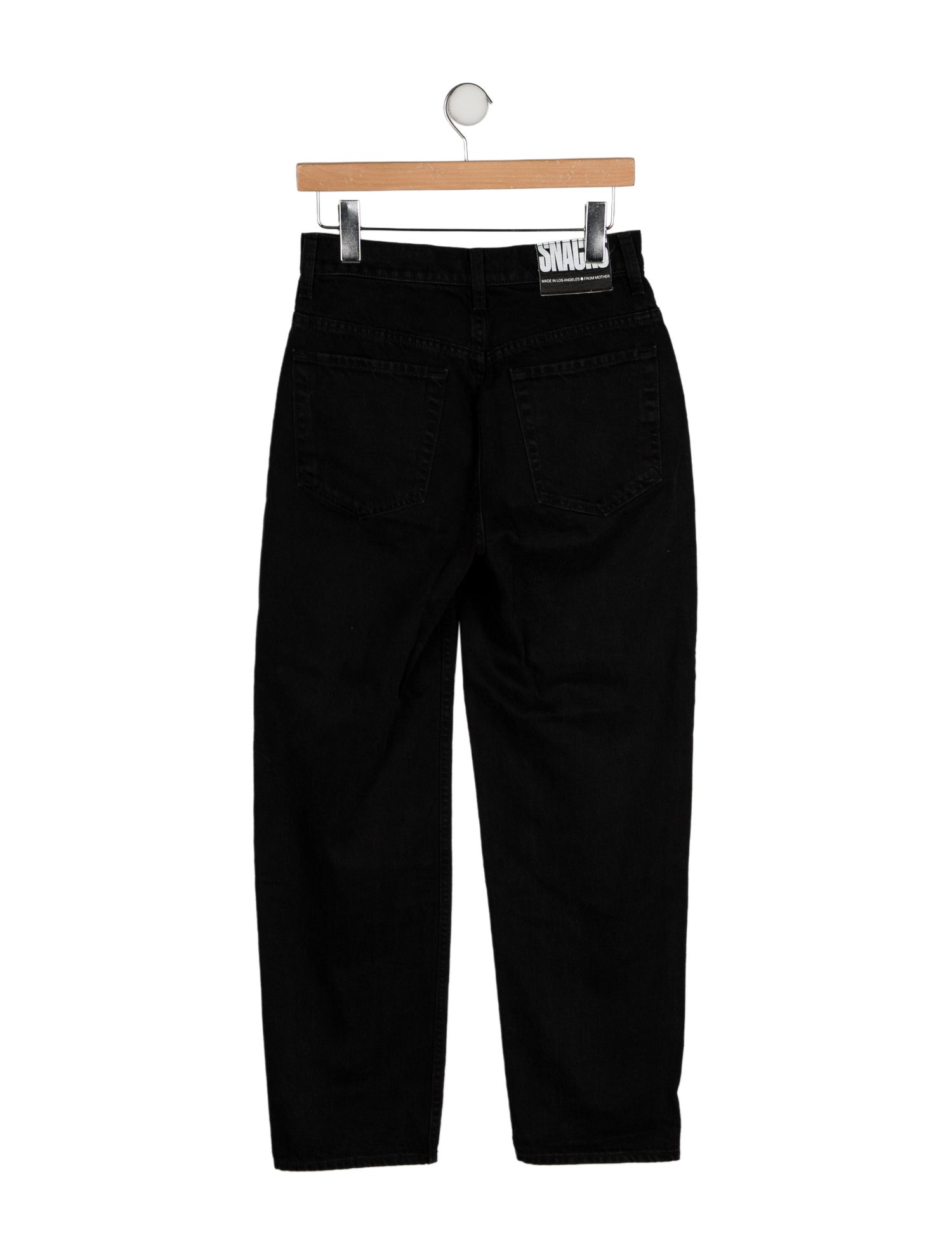 SNACKS! from Mother High-Rise Straight Leg Jeans