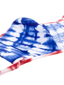 Studio 189 x Fashion Our Future 2020 Blue & Red Binding Mask