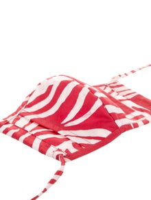 Studio 189 x Fashion Our Future 2020 Red Palm Leaf Mask