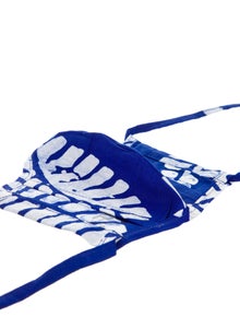 Studio 189 x Fashion Our Future 2020 Blue Palm Leaf Mask