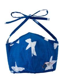 Studio 189 x Fashion Our Future 2020 Blue Stars Leaf Mask
