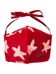Studio 189 x Fashion Our Future 2020 Red Stars Leaf Mask