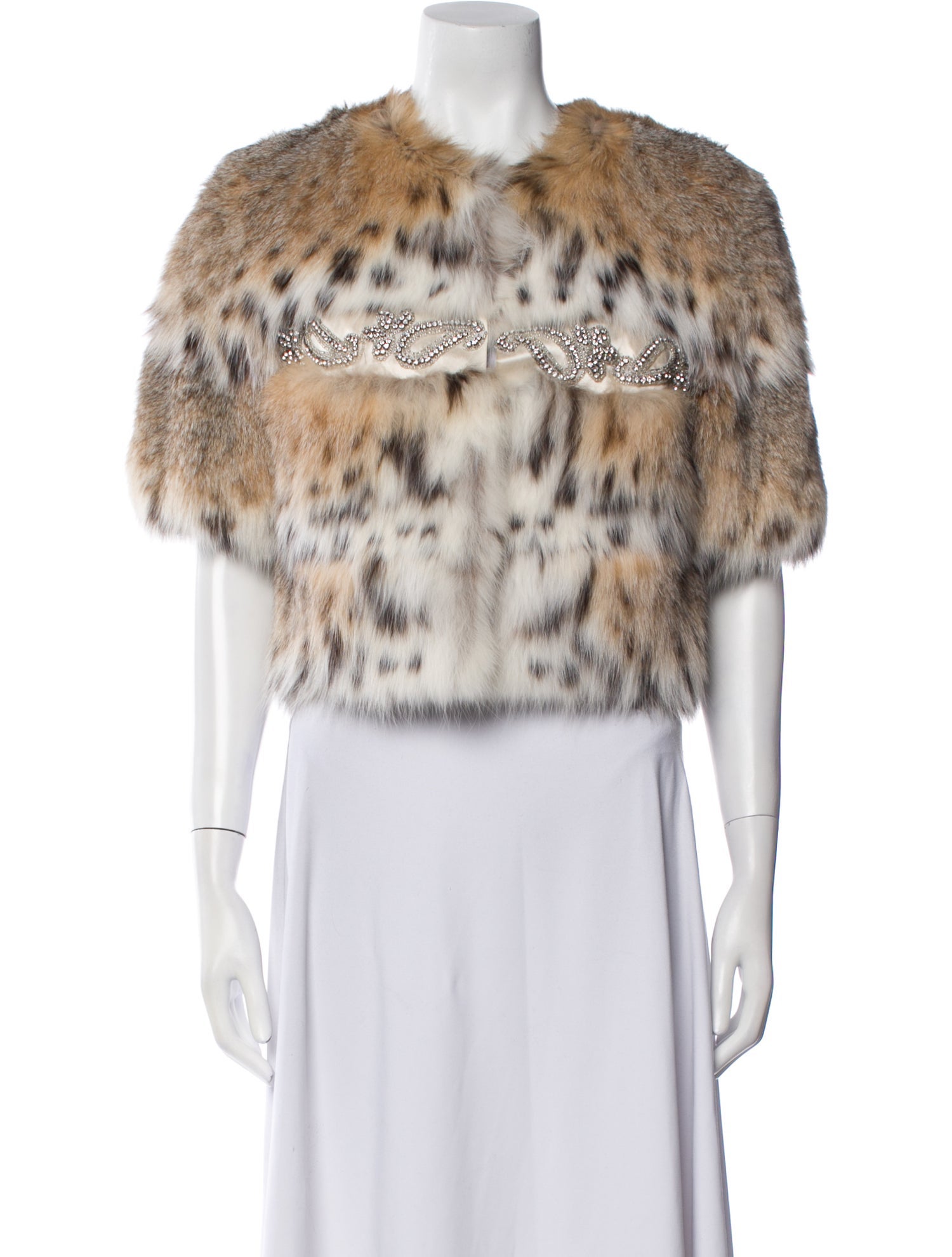 Somper furs Animal Print Fur Jacket