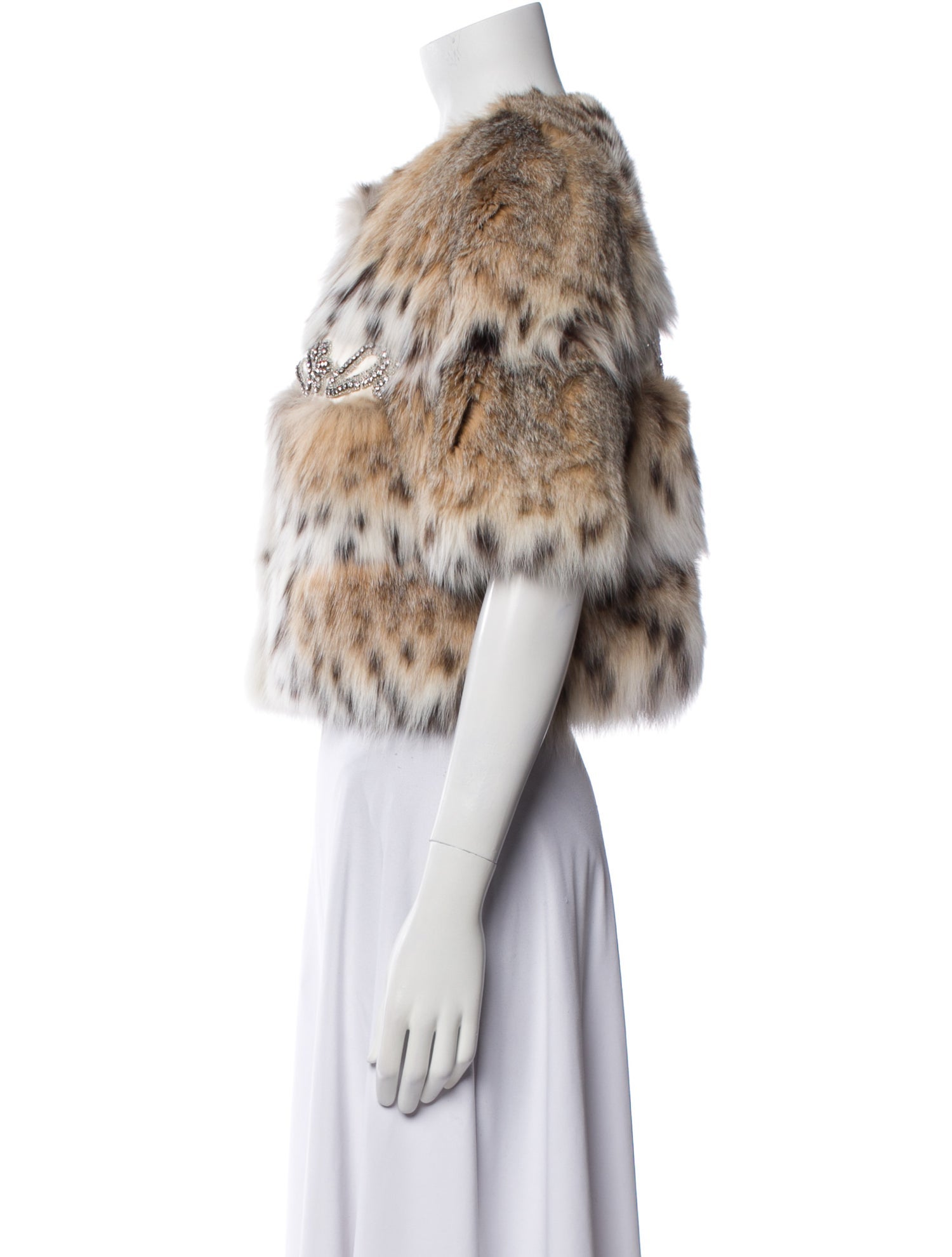 Somper furs Animal Print Fur Jacket