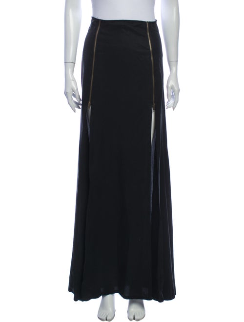 Stone Cold Fox Long Skirt Black