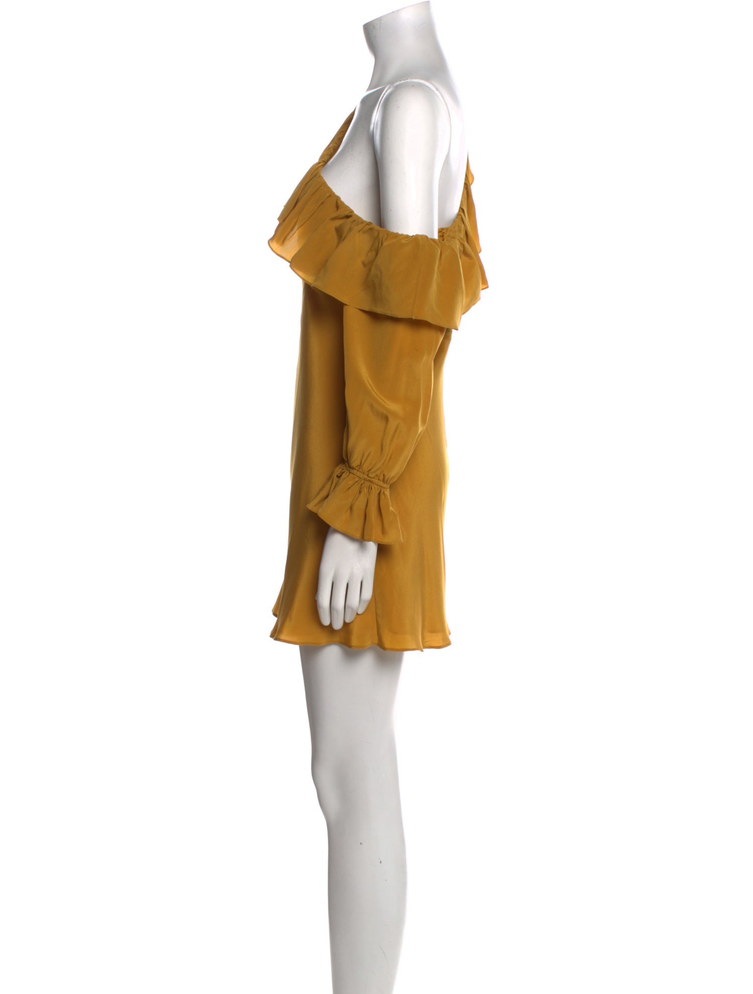 Stone Cold Fox Silk Mini Dress