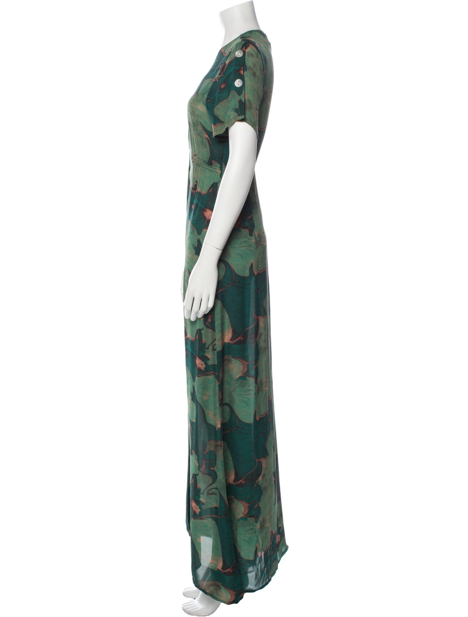 Stone Cold Fox Silk Long Dress - Green Dresses, Clothing - WSFOX24224 | The RealReal Stone Cold Fox Silk Long Dress - Green Dresses, Clothing - WSFOX24224 | The RealReal