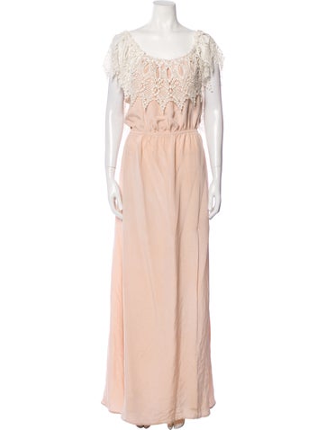 Stone Cold Fox Dresses Silk Long Dress L