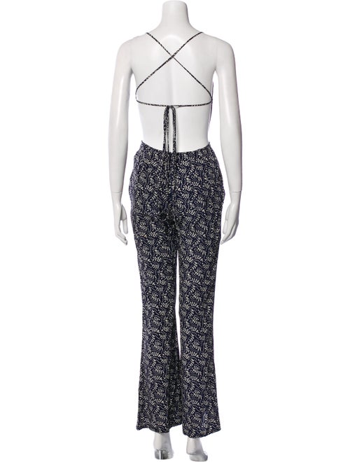 Stone Cold Fox Printed Square Neckline Jumpsuit