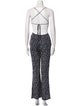 Stone Cold Fox Printed Square Neckline Jumpsuit