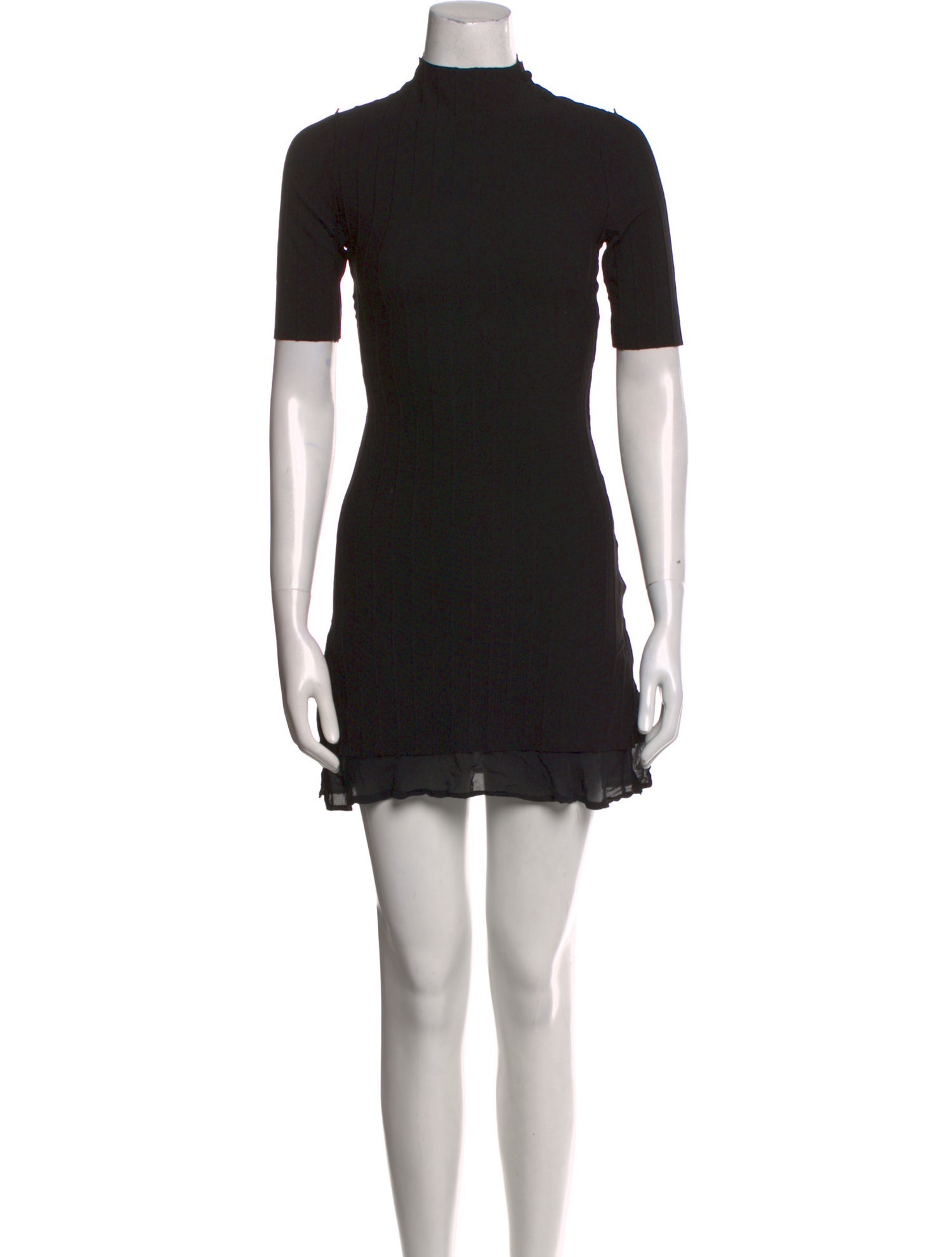 Stone Cold Fox Turtleneck Mini Dress