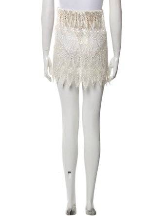 Stone Cold Fox Lace Pattern Strapless Bodysuit