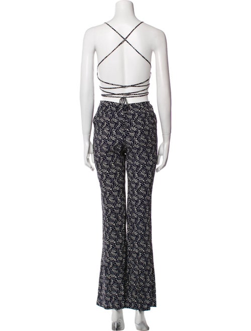 Stone Cold Fox Printed Square Neckline Jumpsuit