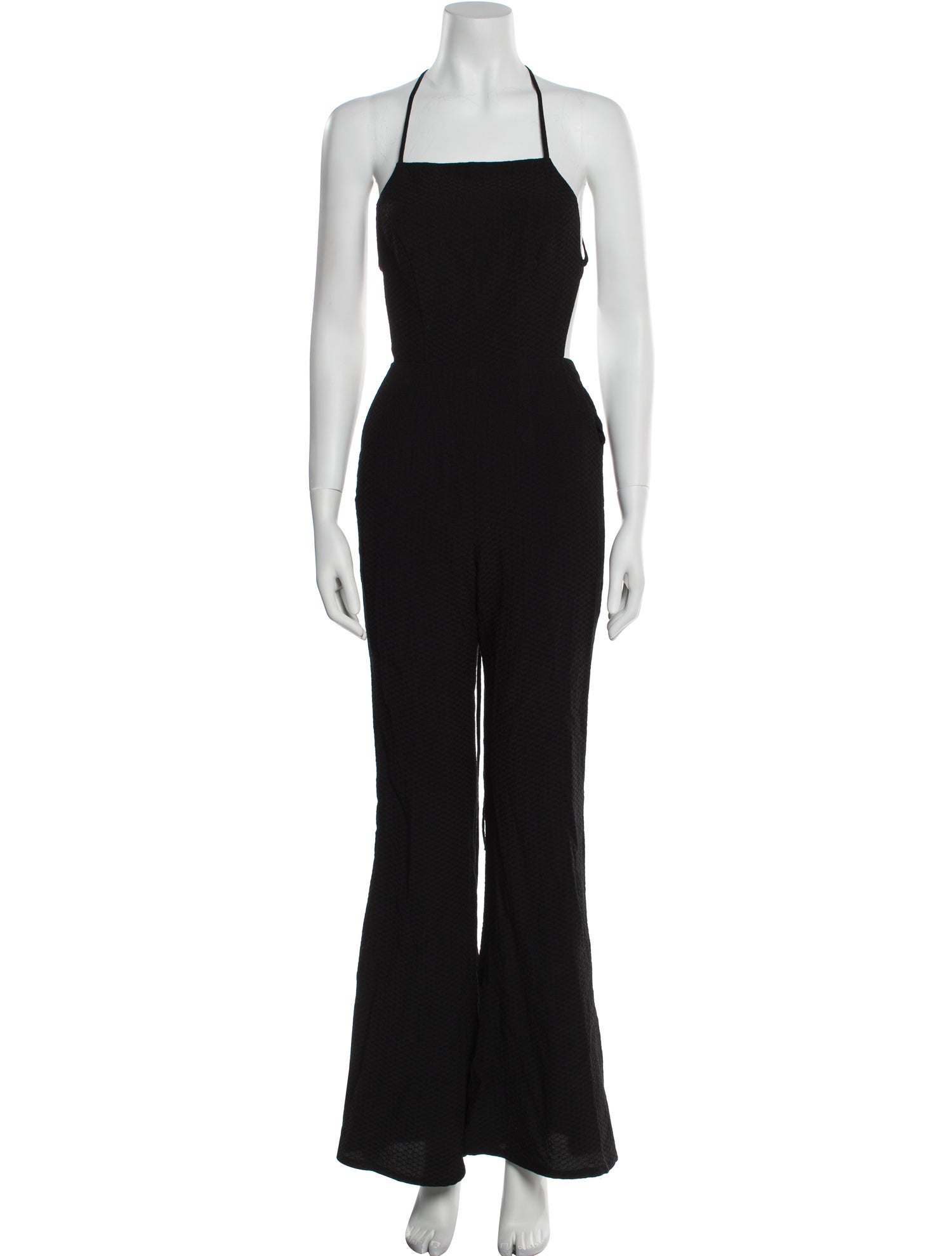 Stone Cold Fox Nylon Square Neckline Jumpsuit