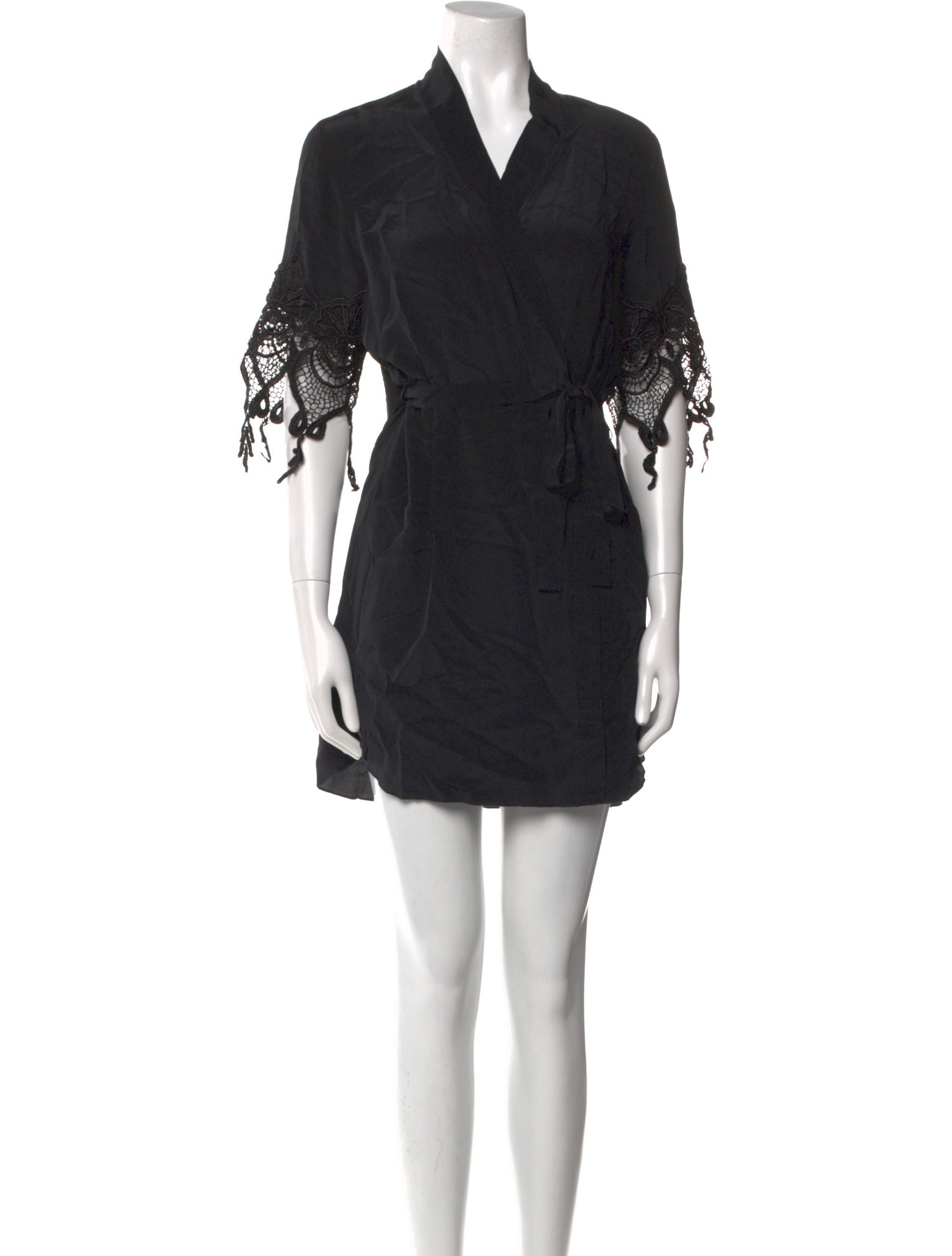 Stone Cold Fox Silk Mini Dress