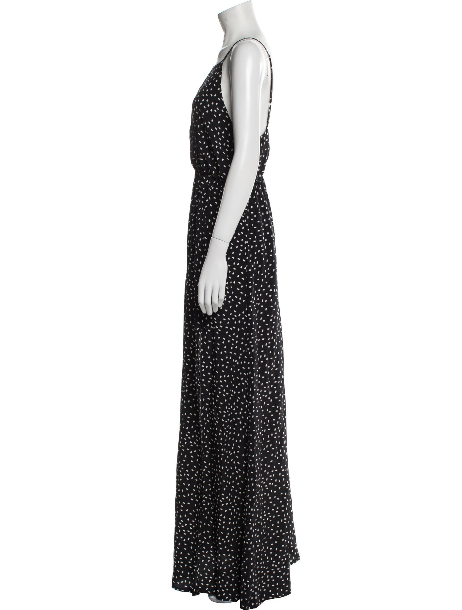 Stone Cold Fox Silk Long Dress