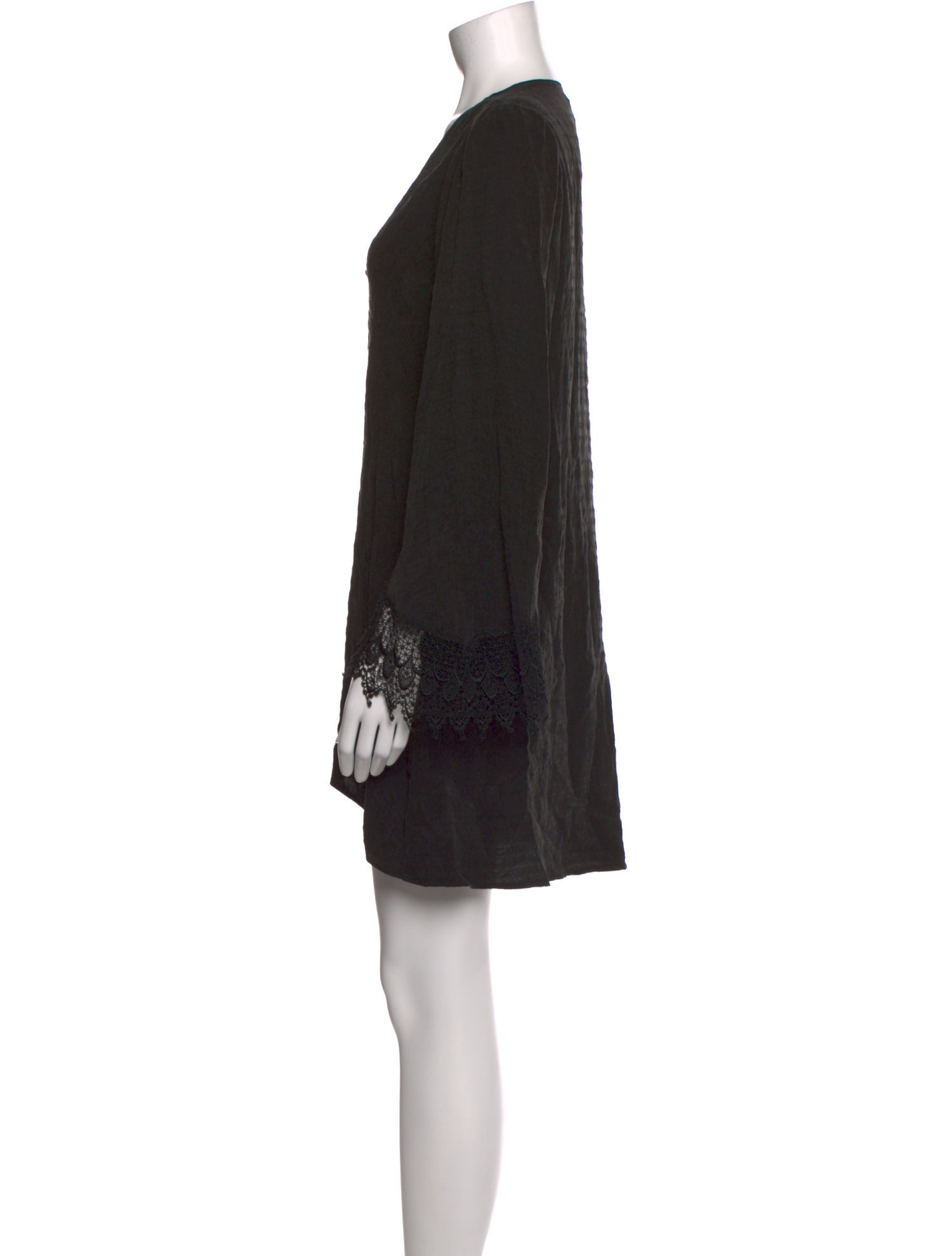 Stone Cold Fox V-Neck Mini Dress