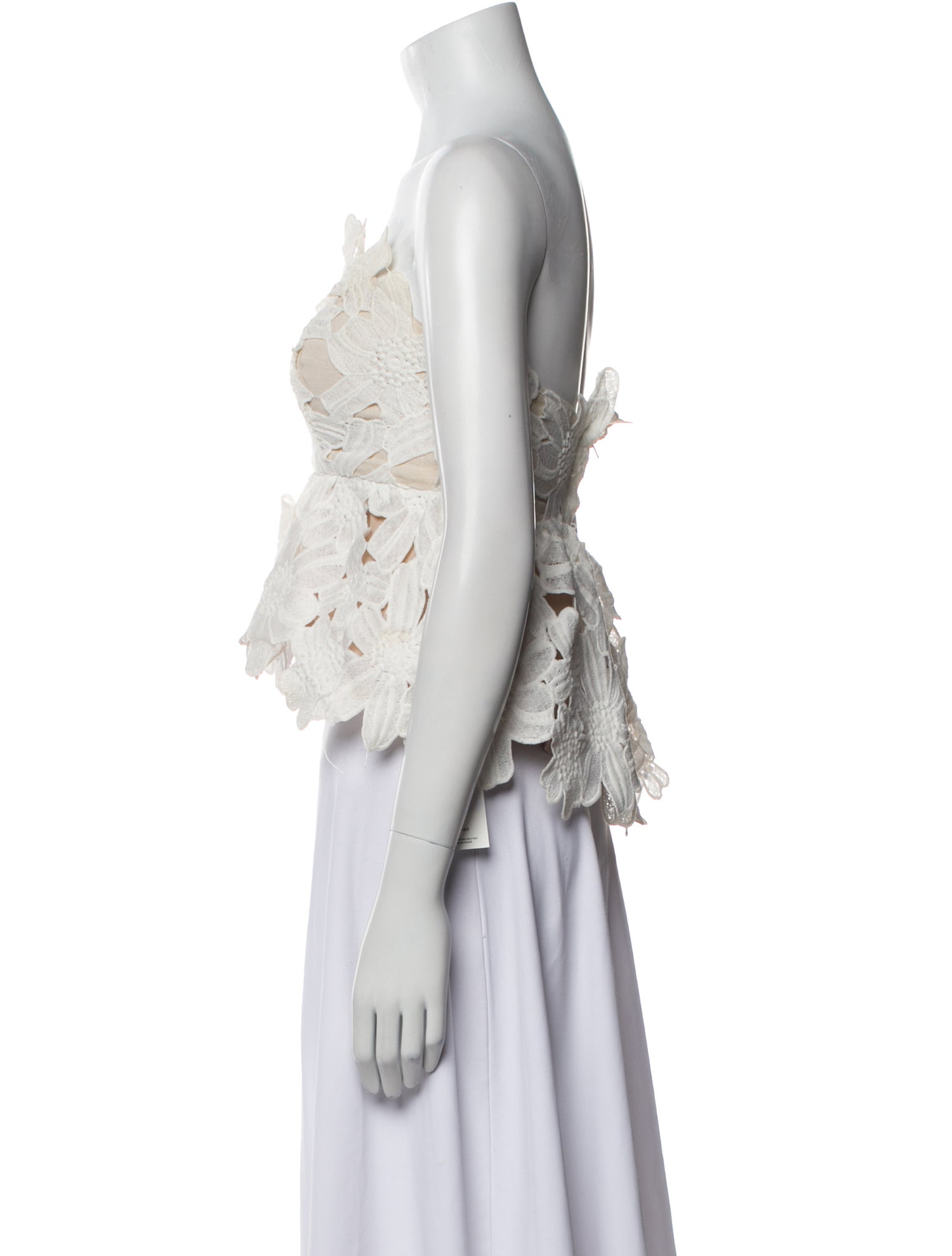 Stone Cold Fox Strapless Crop Top