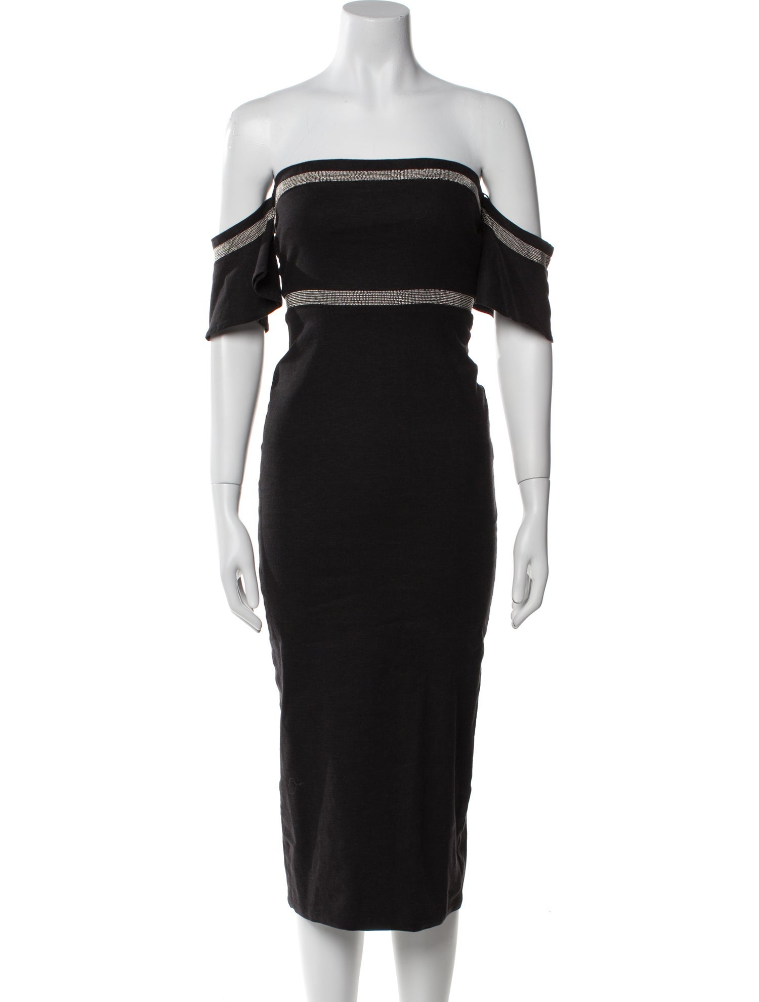 Stone Cold Fox Linen Midi Length Dress