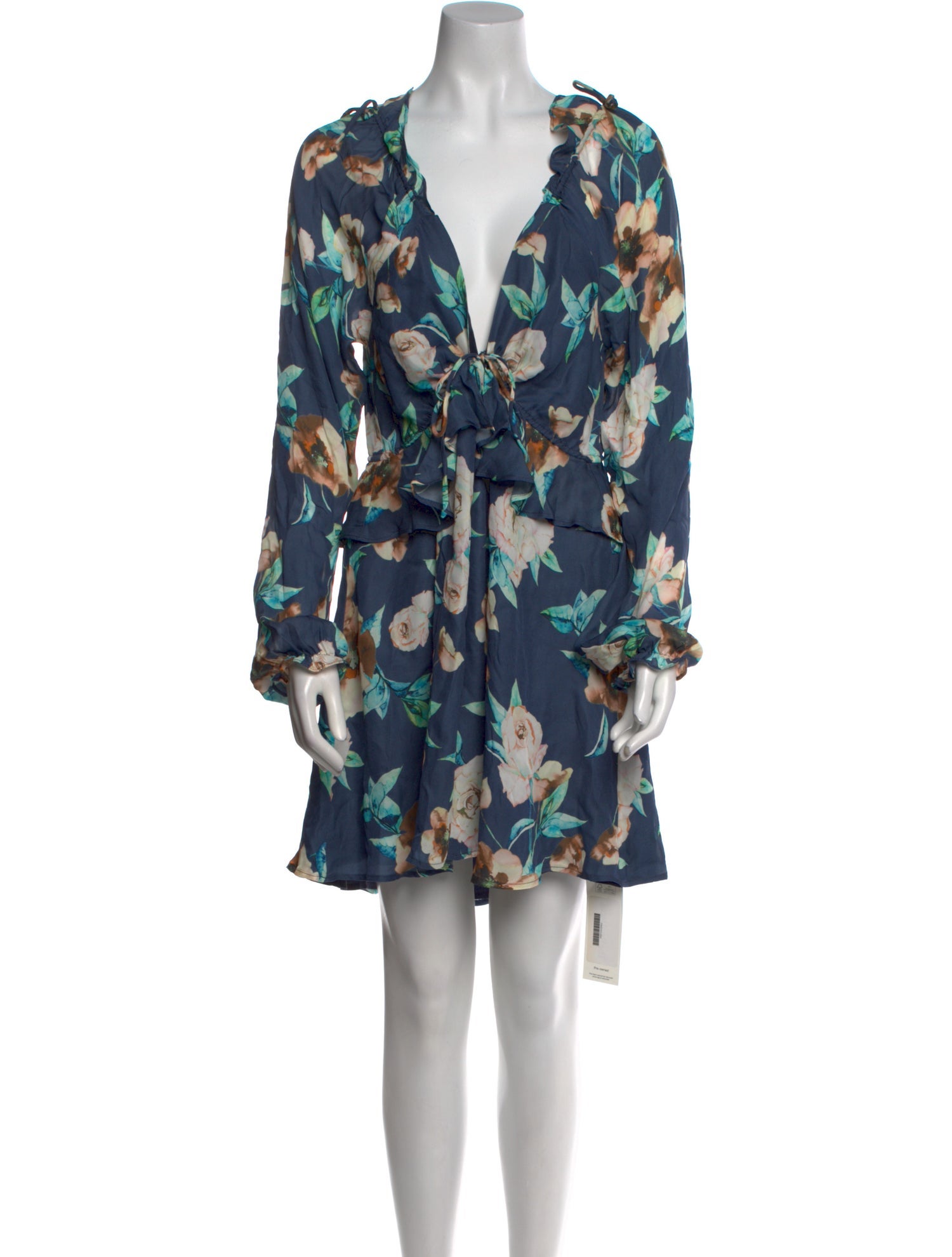 Stone Cold Fox Silk Mini Dress