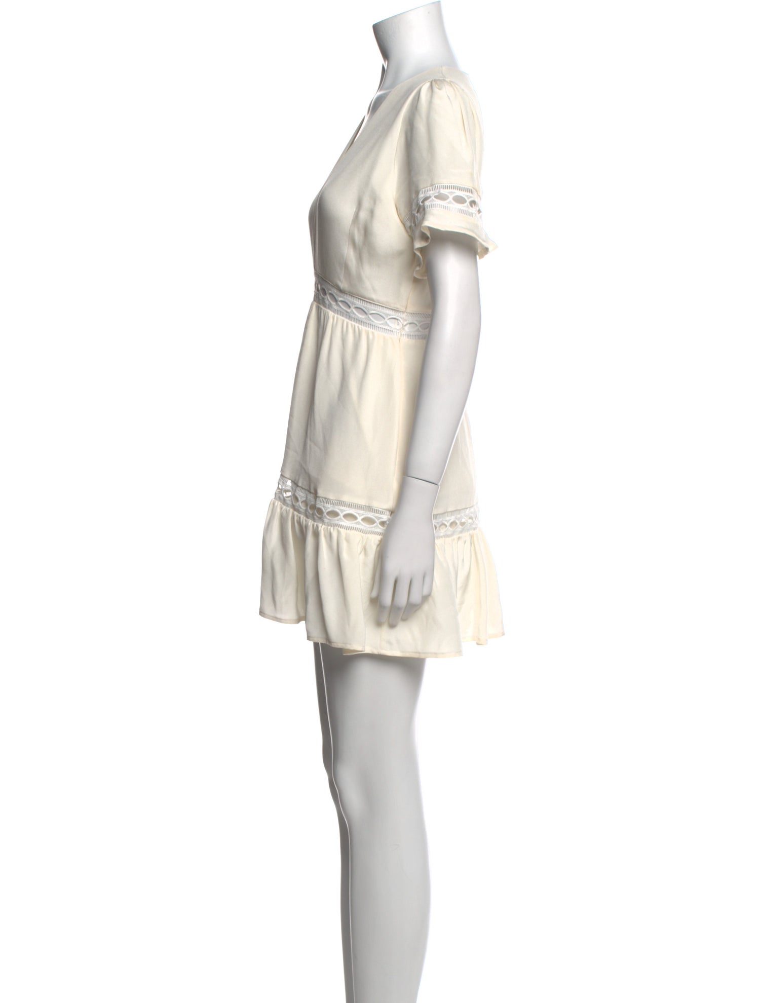 Stone Cold Fox Silk Mini Dress