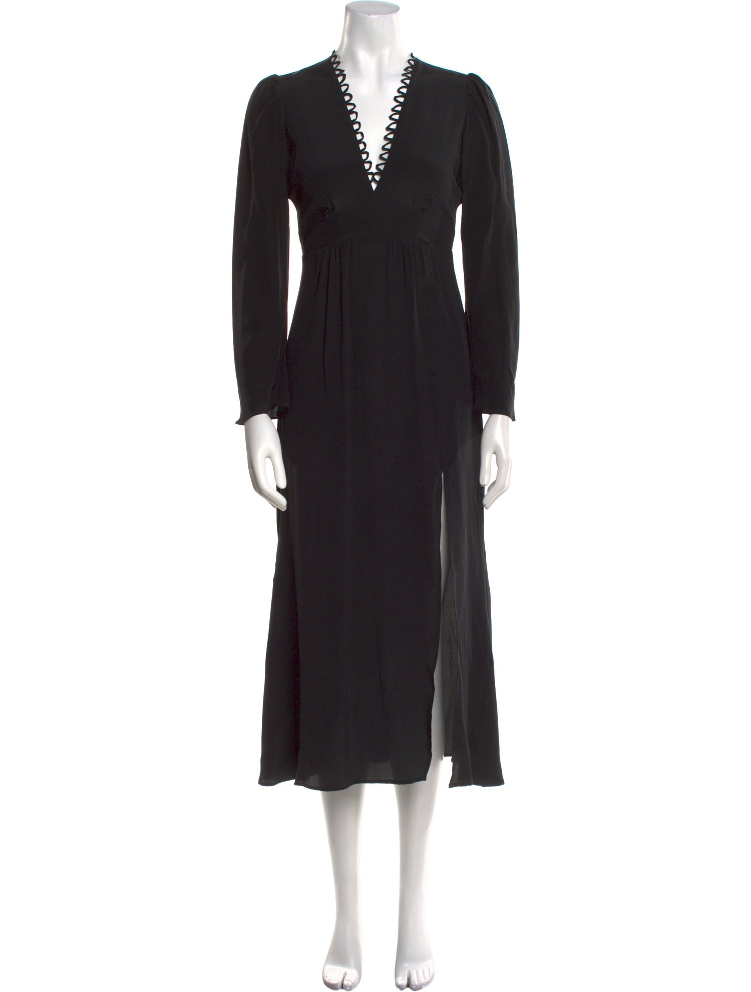 Stone Cold Fox V-Neck Long Dress